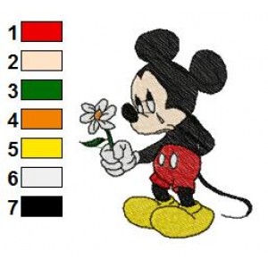 Mickey Mouse Embroidery 3